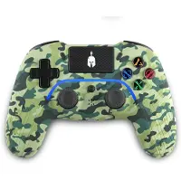 Spartan Gear - Aspis 4 Langaton PS4 ja Langallinen PC Ohjain Green Camo