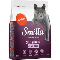 Smilla 4kg Adult Sensitive Grain-Free siipikarja kissan kuivaruoka