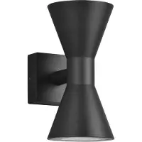 TRIO Ardas seinävalaisin 2xGU10 20cm mattamusta
