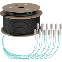 EFB Elektronik Elektronik O8341S180OM3, 180 m, U-DQ(ZN) BH, OM3, 12x SC, 12x SC