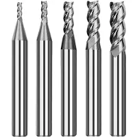 TwoTrees HRC55 3 Flute Tungsten Carbide End Mills for CNC - 5pcs