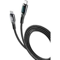 Cellularline Kaapeli LCD näytöllä 2m USB-C