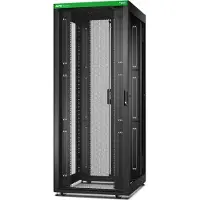 Schneider Electric Easy Rack 42Ux800x1000 with Roof castors feet and 4 Brackets No Side panels Bottom black