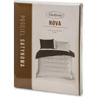 Eurofirany satiinipuuvillainen patalankerrasto Nova, 160x200, 3-osainen, valkoinen
