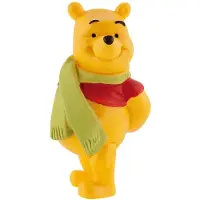 BULLYLAND Nalle Puh -hahmo huivilla 6cm - - Käsinmaalattu malli
