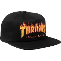 Thrasher Flame Emboidery Snapback Lippis