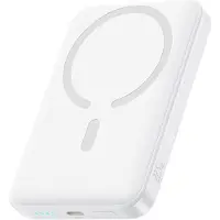 Baseus Powerbank EnerFill FM11 Ultra-Mini 10000mAh 22,5W kompatybilny z MagSafe z kablem Simple USB-C 20V/3A 30cm - biały