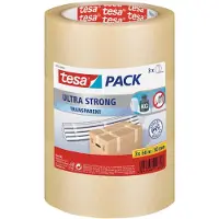 TESA tesapack Paketband 3 Rollen transparent (51124-00007-01)