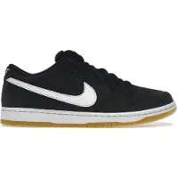Nike SB Dunk Low Pro Iso Skeittikengät black / white / black / gum lig Koko 5.0