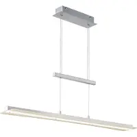 TRIO LED-riippuvalaisin Trio Smash 1500x1000x120 mm harjattu teräs
