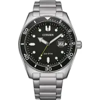 Citizen Marine Eco-Drive 3 Hands black AW1760-81E