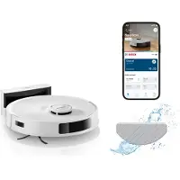 Bosch BCRC2W, Pussiton, Valkoinen, Pyöreä, Lataus, 75 dB, 0,4 L