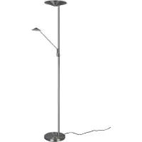 TRIO Brantford LED lattiavalaisin 180cm 30W 2700+3200+4000K harjattu teräs