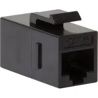 Logilink NK4012, Tasainen, Musta, RJ-45, RJ-45, Naaras, Naaras