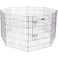 Big Buy Cooking Run, large 8-piece modular playpen for dogs, cats, rabbits and rodents - 57x78 cm