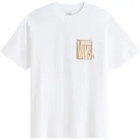 Vans Stretch Stack Crackle T-Paita white Koko M