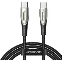 JOYROOM Star-Light USB C-USB-C-kaapeli SA27-CC5 / 100W / 1,2m (musta)