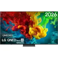 LG 85" QNED evo MiniLED 83 4K TV 2026 - 85QNED83B6A