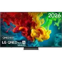 LG 75" QNED evo MiniLED 83 4K TV 2026 - 75QNED83B6A