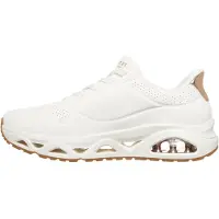 SKECHERS for woman. 190113 Slip-ins Uno Glide Step Glide On Air white slippers (41), Flat, Laces, Casual