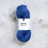Järbo Garn AB Svensk Ull 3 tr 100 g Swedish Flagg Blue (59023) Järbo