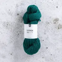 Järbo Garn AB Svensk Ull 4tr 100 g Elf Dance Teal 130 Järbo