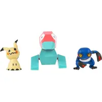Pokémon Battle Figuurisetti Mimikyu, Porygon & Croagun 3-pack