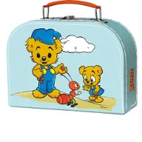 Bamse Pappväska Turkos - Multi/patterned - 8X25X19