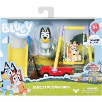 Bluey Mini Leikkisetti, leikkikenttä ja hahmo