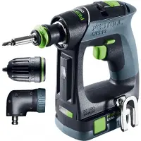 Festool Pora/ruuvinväännin CXS 12 2,5-Set 10,8 V; 2x2,5 Ah akku