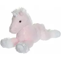 Teddykompaniet Liggande Enhörning, 60Cm - Pink - 60 CM