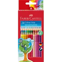 Faber-Castell Värikynät - Grip - Vesiväri - 24 kpl - Multi - - OneSize - Värityssarjat