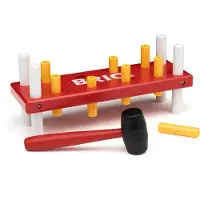 BRIO 30525 Hammerbræt, Rødt - Multi/patterned - ONE SIZE