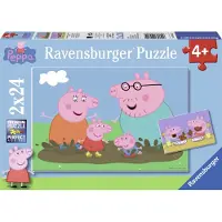 Pipsa Possu Puzzle: Peppa Pig (2X24pcs) (09082)