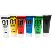 Creativ Company A-Color - Acrylic Paint - Glossy (6 x 20 ml)