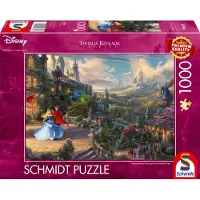 Schmidt 1000 palan palapeli - SPIELE - Thomas Kinkade Studios - Disney - Prinsessa Ruusunen tanssimassa lumotussa valossa - 1000 kpl