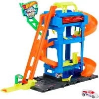 Hot Wheels City Tunnel Twist biltvätt och lekbygge