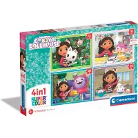 Gabby's Dollhouse Clementoni 4 kpl palapeli