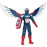 Hasbro Kapteeni Amerikka Deluxe Uusi Uljas Maailma Titan Hero-sarjan Hahmo