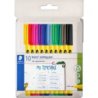 Staedtler Fineliner Noris kirjoituskynä 0,6mm ass (10)