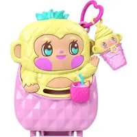 Polly Pocket Pineapple Monkey Colada Compact - Pink - ONE SIZE