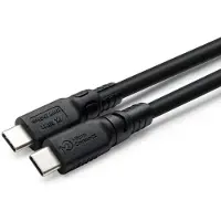 Microconnect ColorFlex USB 3.2 Gen 2x2 USB-C -kaapeli, 100 W, 1 m, musta