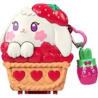 Polly Pocket Strawberry Bunny Basket Compact - White - ONE SIZE