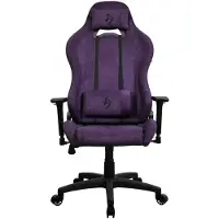 AROZZI Torretta Soft Fabric v2 - Purple, kangasverhoiltu pelituoli, violetti/musta