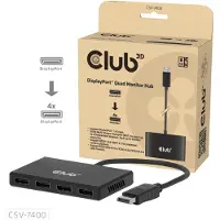 Club 3D DisplayPort Quad Displayport MST (CSV-7400)