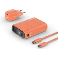 RealPower Powerbank PB-10000 Set orange 10.000mAh (390660)