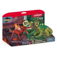 Schleich Fire Saurian Vs Jungle Lizard Eläinhahmot
