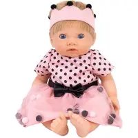 Tiny Treasures Nukenvaatteet - Princess Pom Pom Asu - - OneSize - Nuken vaatteet