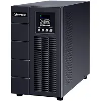 Cyberpower OLS3000EA-DE, Taajuuden kaksoismuunnos (verkossa), 3 kVA, 2700 W, Pure sine, 190 V, 230 V
