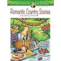 Teresa Goodridge Creative Haven Romantic Country Scenes Coloring Book